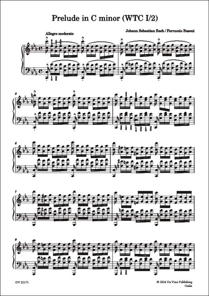 Preludes from Well-Tempered Clavier